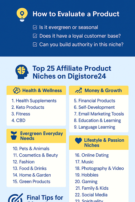 25 best Digistore24 affiliate products to promote in 2025