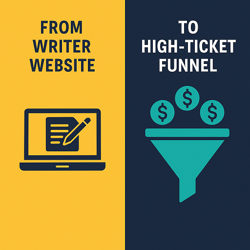 FRom writer website to a high ticket funnel